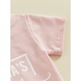 thumbnail image 6 of vera natura Baby Boy Summer Outfits Short Sleeve Letter Printed T-Shirt + Pocket Shorts Set Clothes, 6 of 9