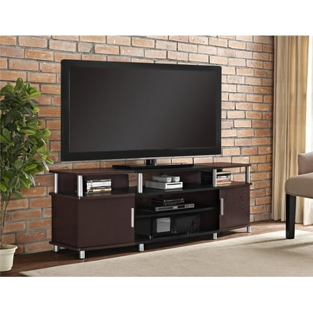 Carson XL Black and Cherry TV Stand for TVs up to 70