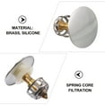 thumbnail image 3 of FENGGUIQU Para Desagüe De Lavabo Con Tapón Presionable De Latón Y Pop-Up Plata, 3 of 8