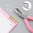 thumbnail image 5 of 3 Pieces Paper Hole Punches, Hand Hole Punch, Metal Hole Punch, For Diy Scrapbooking, Cards, Tickets, Tags (round Hole, Heart Shaped Hole, Star Shaped, 5 of 5