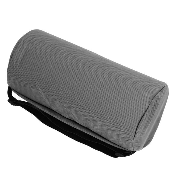 Lumbar Roll Pillow, Back Pain Relief Posture Improvement All Day Support Waist Support Cylinder Pillow With Adjustable Strap