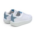 thumbnail image 5 of Victoria Girls Casual Leather Shoes, White \ Blue,3 M US, 5 of 7