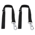 thumbnail image 1 of 2 Pcs Sangle Fixe Réglable Filet à Foin Corde Suspendue Sac d'Alimentation pour Chevaux (Noir), 1 of 8