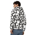 thumbnail image 4 of Kdxio Cartoon Penguin Print Men Hoodies Casual Hoodies for Men with Zip Pockets Full Zip Long Sleeve Sweatshirt Sports Hooded Jacket-Small, 4 of 5