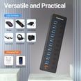 thumbnail image 4 of Hub USB Vantisan de 11 puertos USB 3.0 con 10 puertos de transferencia de datos, 4 of 7
