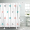 thumbnail image 1 of ABPHQTO Azul Resumen Doodle Hexágono Blanco Ropa de vacaciones Cartel Copia de trama Cortinas de ducha de baño rosa 152x180 cm ABPHQTO PKNMT60x72Shower-3823, 1 of 2