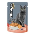 thumbnail image 1 of Caja con 24 Sobres de Alimento Húmedo Para Gato Minino Plus Sabor Salmón A La Plancha 85 g Minino Razas pequeñas pollo, 1 of 4
