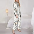 thumbnail image 3 of Vsdgher Labrador Retriever Dog Pajamas Set Long Sleeve Sleepwear Womens Button Down Nightwear Pj Sets-Small, 3 of 7