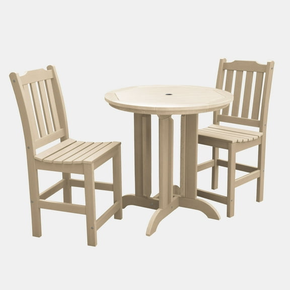 Eco-Friendly Lehigh 3pc Round Counter Dining Set