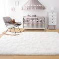 thumbnail image 7 of Arogan Soft Fluffy Area Rug Modern Shaggy Bedroom Rugs for Kids Room Nursery Rug Floor Carpets, 8'x 10',Cream White, 7 of 7