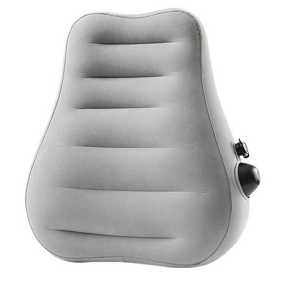 RUISINERY Portable Travel Inflatable Lumbar Pillow Cushions Press for Office and Home Use with Adjustable Firmness