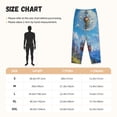 thumbnail image 2 of Salouo Dandelion Hot Air Balloon Print Women's Pajama Pants Casual Loose Sweatpants PJs Flowy Pants Drawstring Palazzo for Women Wide Leg Pants Lounge Pajama -, 2 of 8