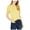 Yellow - gold, variant on maison Jules Womens Lace Sleeve Pullover Blouse, Blue, X-Large