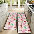 thumbnail image 4 of Kitchen Rugs Sets Of 2,Pink Mushroom Cartoon Light Pattern Anti Fatigue Kitchen Mat Rugs Non Slip Washable,Decorative Kitchen Floor Mats for Kitchen,Sink,Laundry,17"x47"+17"x47", 4 of 5