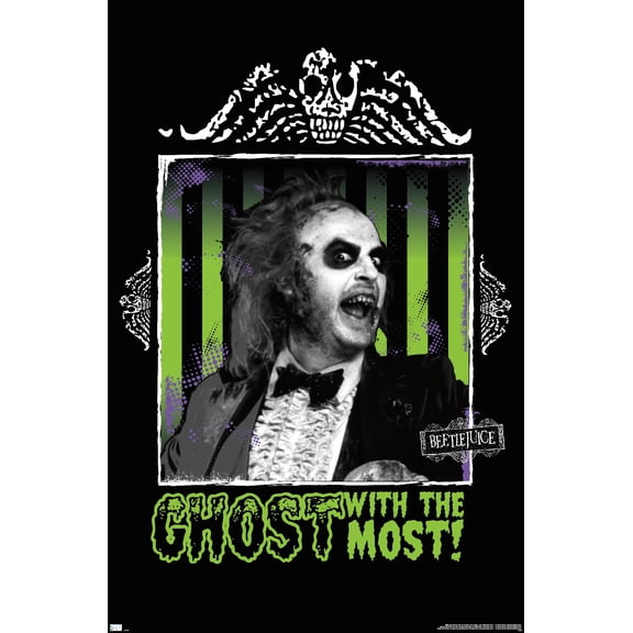 Beetlejuice - Ghost With The Most Wall Poster, 22.375" x 34"