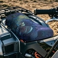 thumbnail image 2 of Uorisanigo ATV Seat Cover Waterproof Blue Mushroom Print Dirt Bike Seat Cushion Cover Proof Outdoor UV Protection for 2014-2020 Polaris Sportsman 400 500 850 1000, 2 of 7