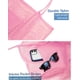thumbnail image 5 of Bolsa de playa HOXIS Mesh para mujer en nailon rosa y poliéster, 5 of 6