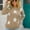 Khaki, variant on Babysbule Plus Size Womens Sweaters Women's Fashion Sweater Coat Top V-neck Loose Sleeve Splicing Coat Women's Fashion