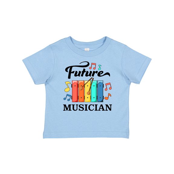 Inktastic Future Musician Xylophone Music Boys or Girls Baby T-Shirt