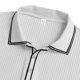 thumbnail image 4 of pstuiky Camisas casuales de manga larga para hombre, Camiseta de manga larga con solapa y botones de color liso para hombre salir tops s, 4 of 7