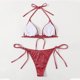thumbnail image 4 of Traje de baño de 2 piezas para mujer, trajes de baño para mujer, traje de baño dividido de color liso para mujer, conjunto de traje de baño sin espalda para mujer, conjunto de traje de baño dividido p, 4 of 4