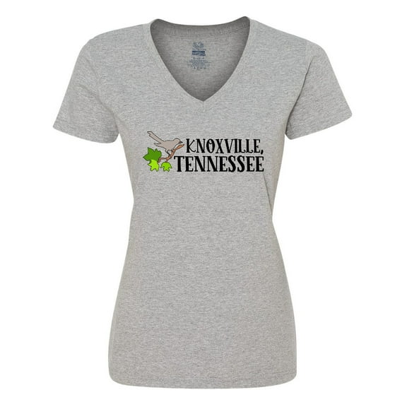 Inktastic Knoxville, Tennessee- Mockingbird Women's V-Neck T-Shirt
