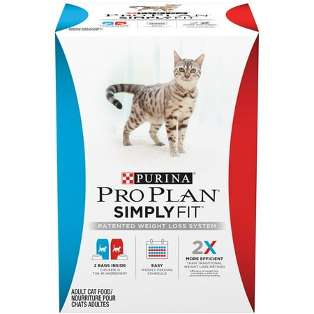 Purina Pro Plan SIMPLY FIT Patented Weight Loss System Adult Dry Cat Food - 13 lb. (Best Dry Cat Food For Weight Loss)