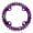 Purple, variant on Windfall Bike Chainring, Round/Oval 104BCD 32T 34T 36T 38T Narrow Wide Single Chainring for Bicycle Bike