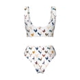 thumbnail image 5 of Daiia Various Rooster Women's Bikini Set Two Piece Swimsuit High Waisted Bikini Adjustable Straps Bikini Perfect for Beach, Pool, and Summer Vacation-Medium, 5 of 9