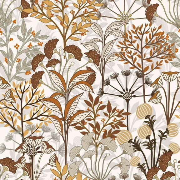 UMIGGEE Leaves Wallpaper Multicolor Peel and Stick Wallpaper Self Adhesive Wall Paper 17.7"x118" Watercolor Floral Leaf Contact Paper for Home Mural Wall Decor Wall Covering Old Furniture Renovation