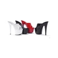 thumbnail image 2 of Ellie Shoes E-709-Vanity 7" Womens Pointed Stiletto Mule. Clear / 9, 2 of 3