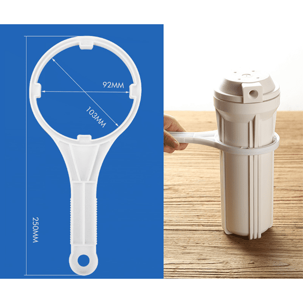 Llave universal de botella de filtro de 10 pulgadas para agua de cartucho de filtro doméstico