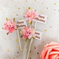 thumbnail image 3 of BRIGHTFUFU 6Ud Para Pastel Con Flores Multicolor Para Fiesta De Cumpleaños, 3 of 8