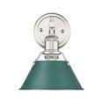 thumbnail image 1 of Orwell Coiffeuse de Bain 1-Lumière en Étain avec Vert Pin, 1 of 7