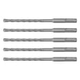 thumbnail image 3 of Brocas para hormigón, 5 piezas, brocas para martillo rotativo, brocas para martillo rotativo, brocas de impacto, rendimiento sólido, 3 of 8