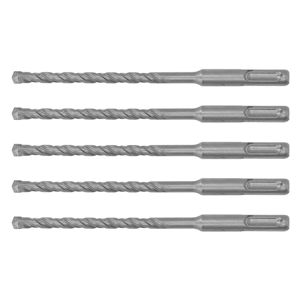 Broca con punta de carburo, 5 piezas Brocas para martillo perforador Broca para martillo perforador construida para durar