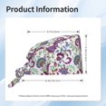 thumbnail image 6 of Kdxio Fairy Flower Pattern Turban Hat for Women Men Comfortable Adjustable Cleaning Working Cap with Sweatband, 6 of 8