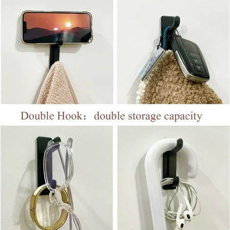 

Dopebox Adhesive Hooks Heavy Duty Wall Adhesive Hooks Self Adhesive Wall Hook Towel Hooks Rv Shower Accessories (E)
