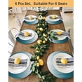 thumbnail image 4 of 13 Inch Round Placemats Set of 4, Blue Ombre Non Slip Heat Insulation PP Table Mats, Contemporary Gradient Abstract Art Washable Place Mats for Kitchen Dining Party Table Decor, 4 of 7