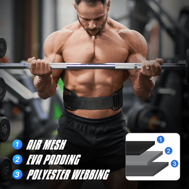 Weightlifting Neoprene Safety Belt M / Grey