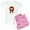 With Pink Camo Pant, variant on CafePress - A Product Of Ohio Pajamas - Women's Short Sleeve Print T-Shirt and Pants Light Cotton Pajama Set