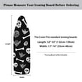 thumbnail image 6 of HELLHERO Skull Ironing Board Pad Covers Non Stick Replaceable 15 x 54 inch Easy Placement Hook and Loop Fasteners Easy Adjustment and Installation, 6 of 6