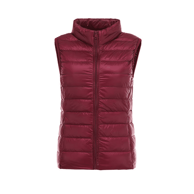 New Lightweight Solid Color Women's Down Vest Short Vest Standing Collar Vest Lightweight 90% White Duck Down Coats Jacket XXXL Red|https://ae01.alicdn.com/kf/Sd85cd2df14dd4b28ad164aa52b621cf2a.png