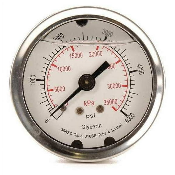 Manufacturer Varies Pressure Gauge,Liquid Filled,2 In 4CFR1