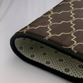 thumbnail image 5 of Shaggy Area Rug, Brown Moroccan Trellis Rugs for Living Room Bedroom Non Slip Door Mat Indoor Carpet Machine Washable Nursery Home Decor Floor Mats for Entryway 60x39in, 5 of 5