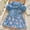 Blue, variant on vokkrv Girls' Denim Dress - Casual Short Sleeve Jean Dress for Girls - Button Down Blue Knee Level Dresses for Girls Blue 18-24 Months