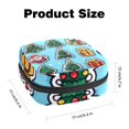 thumbnail image 2 of Sanitary Napkin Storage Bag for Girls Women, Portable First Period Pads Bag Tampons Holder Girls Travel Makeup Bag, Large Capacity Cute Cartoon Santa Christmas Tree, 2 of 6