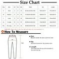 thumbnail image 2 of Tuphregyow Women's Winter Warm Fleece Lined Leggings with Pockets Casual Solid Elastic Waist Long Pants for Yoga Pants Lady Fashion Pants Gray XXL, 2 of 4