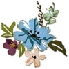 Sizzix Thinlits Dies By Tim Holtz 8/Pkg-Brushstroke Flowers #2