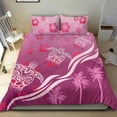 thumbnail image 3 of Juego de cama Hibiscus Tortuga Rosa, 3 of 6